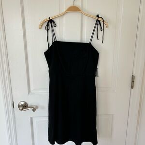 Old Navy Black Mini Dress with Spaghetti Straps